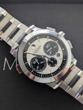 Movado Watch Automatic Red Label Vizio... RARE